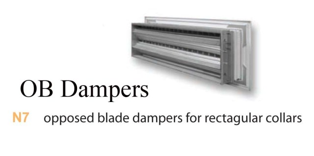 N7 - Steel Opposed blade Dampers