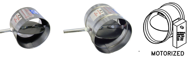 Round Air Control Dampers