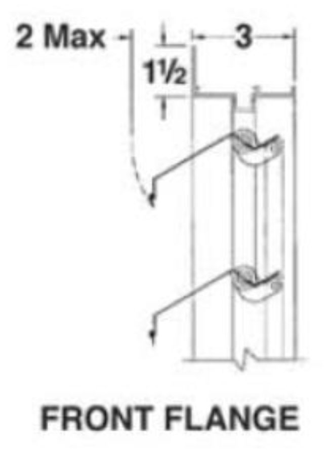 10" x 10" 2BDE Standard Duty Aluminum Gravity Backdraft Damper w/ Flange  (Model # 2BDE-10x10H-VFL)